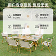 燃大师户外桌椅折叠桌子蛋卷桌便携套装合金桌露营野餐露营野炊 特大号桌子