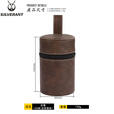 SILVERANT银蚁纯钛泡茶器套装户外旅行茶具冰花钛茶壶功夫茶露营便捷收纳办公家用简约皮套包装定制 纯钛皮套圆口泡茶器（一壶五杯）