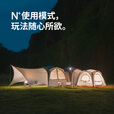 挪客Naturehike云界自立速开天幕帐篷秋冬户外露营防风防雨穹顶遮阳棚 配件-拓展天幕