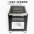 黑固 BLACK SOLID多功能不锈钢桌柴火炉用承重好可拓展IGT玩法支撑桌 黑金 多功能柴火炉支撑桌