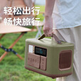 原始人公牛联名款户外移动电源露营自驾游便携大容量充电电池220v 深林绿 【723Wh大容量】