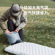 Naturehike挪客徒野高R值8.8超轻充气垫床保暖户外露营登山野营单人防潮睡垫 碳银/方形/196*64*12cm