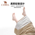 骆驼（CAMEL）户外睡袋 轻盈加厚保暖双人旅行露营室内便携成人睡袋 K1103B-流沙金/燕麦色 1.35kg 左 均码