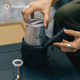 THOUS WINDS千风钛杯收纳包户外野餐小物件餐具灯塔露营灯收纳茶道茶具收纳袋 钛杯收纳包 黑色