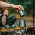 THOUS WINDS千风茶道钛茶具双层轻量旅行茶壶便携泡咖啡茶具套装 40ML双层钛茶杯