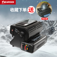 SEAROCK 海岩户外露便携式取暖器车载取暖火炉室内液化气煤气冰钓取暖炉 升级黑色双气（可放平使用）