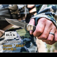 BUCK美国进口BUCK巴克游侠112户外不锈钢野营防身多功能便携折叠刀EDC 112BRS-B