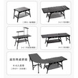 OnwaySports2+2单元IGT桌户外露营用品装备SOLO折叠野餐模块多功能战术组合桌 【1.5单元侧桌】黑化