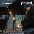 山趣（ShineTrip）户外05系列风绳警示灯露营氛围便携安装双向固定磁吸多功能灯 黑色