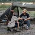山趣（ShineTrip）户外05系超轻战术马扎铝合金露营便携式旅行徒步沙滩折叠凳子 风隐绿(含收纳包,不含魔术贴)