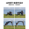 black dog黑狗自动穹顶天幕速开户外露营自立免搭建黑胶遮阳棚 速开穹顶天幕拉链款夜幕黑