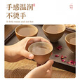 探险者（TAN XIAN ZHE）围炉煮茶壶套装玻璃茶壶茶具泡茶家用煮茶器耐高温明火电陶炉通用 素烧茶韵杯*6