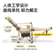 伯希和（Pelliot）HIKER系列露营折叠躺椅超轻便携户外午休床沙滩懒人椅 卡其色-网面