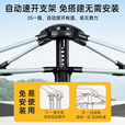 JEEP天幕帐篷户外露营帐篷全自动便捷速开天幕二合一防晒家庭野营装备 涂银天幕帐篷两门两窗+野餐垫