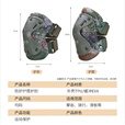 惜昙护膝护肘套装4件套护具CS骑行护具战术护膝装备 荒漠星空 京仓