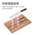 Naturehike挪客食神砧板刀组合便携户外露营可折叠实木砧板不锈钢刀野餐野营 原木色/磨刀器版