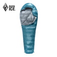 黑冰（BLACKICE）新款【Z系列轻量款木乃伊式鹅绒羽绒睡袋】户外露营睡袋 (新标准)Z400/星空蓝 M