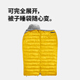 Naturehike挪客蝉翼信封带帽羽绒睡袋户外露营高蓬保暖春夏秋冬四季防寒午休 适宜4.7~13.2°C/CW400夜幕黑M