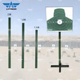 绿营地 靶杆 作训塑料靶杆靶标通用型半身胸靶靶杆打靶训练器材 2米*1根