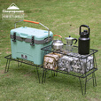 Campingmoon柯曼折叠桌T-235户外露营置物架网桌科曼 【T-235-2T+T-2308】2桌1板1包