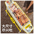 原始人烧烤炉家用烧烤架户外围炉煮茶烤肉炉架子便携折叠碳炭烤炉 【标准款+收纳包】免安装+碳槽