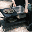 火枫（FIRE-MAPLE）户外露营车随食2可折叠收纳野餐装备拖车移动餐车野营餐厅套装 随食2移动式轻量化模块桌