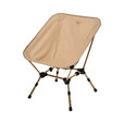 原始人折叠椅多档位月亮椅户外便携式露营野营野餐钓鱼写生小凳子 【轻便携】铝合金月亮椅-卡其