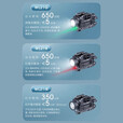 纳丽德WL21下挂灯手电筒双光源合一战术灯650流明高亮 WL21 G 双光源合一下挂灯
