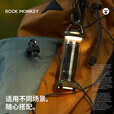 ROCK MONKEY露营灯氛围灯铝合金LED多光源露营灯营地灯超长续航 S3露营灯-银色
