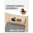 伯希和（Pelliot）【HIKER系列】户外躺椅露营午休床折叠便携式沙滩懒人椅子 【升级网面】卡其色躺椅