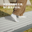 挪客Naturehike轻竹充气垫内置脚泵户外露营床垫防潮垫加厚睡垫可拼接 焦糖色/脚泵款/9.5cm