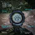 际华三五三五战术手表多功能指南针温度防水男表特种军入伍执勤跑步电子手表 黑盘胶圈（升级款） 均码