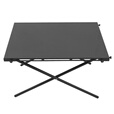 AREFFA Areffa户外折叠桌铝合金折叠台微型可折叠铝板台便携式轻便露营 黑色铝板台   7849BLK
