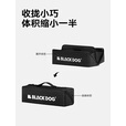 black dog黑狗露营工具收纳包折叠收纳地钉包野餐包9.5L 夜幕黑 