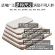充气床垫户外单双人便携式气垫床垫单人家用充气垫懒人露营折叠床 单人加厚191*73*22 米色【修补套餐+普通脚泵】