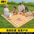 探险者野餐垫沙滩垫爬行垫可机洗垫子户外帐篷垫子加厚防潮垫午休垫 小飞叶野餐垫2*2m+5L保温箱