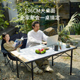 KingCampkingcamp户外竹铝蛋卷折叠桌加宽加大超轻可折叠居家露营多场景 【大号】竹铝折叠蛋卷桌
