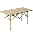 骆驼（CAMEL）户外折叠桌铝合金露营桌野外野餐蛋卷桌野营桌子装备用品桌3667
