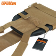 出众者 轻量化战术背心可插防刺挡板户外作战马甲MOLLE系统装备 狼棕COB