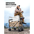 北山狼 户外露营车折叠推车大容量可坐人躺逛遛娃营地车超大号手推车 双人出行套餐一