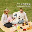 出色鸟Greatbird野餐垫防潮垫加厚户外地垫便携式户外露营野炊防水春游坐垫 【防水耐磨】春意盎然2*2m
