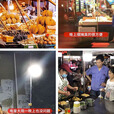 浙睿摆摊夜市灯直播用地摊打光超亮灯泡夹支撑架户外led应急充电照明 摆摊灯【680W充电灯+支架+线】