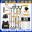 安保器材八件套盾牌钢叉防刺服防暴装备校园防爆安防反恐防暴防恐 防暴盾牌【圆形】