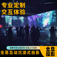 裸眼3D全息投影硬件融合展厅展馆隧道美容院餐厅KTV投影融合软件 投影融合器