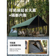 探险者全自动一键充气帐篷户外野营过夜防暴雨免搭快速打开露营2194s 【2194s】双人套餐