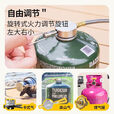 拓村户外炉具三七头猛火炉分体式卡式炉便携式露营野炊外野营全套装备 七星猛火炉+卡式转接头+气罐