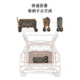牧行（MUXING）户外露营便携折叠手推车野餐拖拉车 绿色TI聚拢车+顺滑万向轮+ 380L