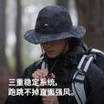 Naturehike挪客防水大檐渔夫帽户外露营徒步登山钓鱼旅行男女款帽子晴雨两用 米白 M
