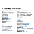 vivo X Fold5 等效6000mAh蓝海电池 超可靠三防折叠屏 蔡司超级长焦 AI 折叠屏手机 青松 12GB+256GB