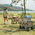 Naturehike挪客轻盈露营车折叠推车野餐摆摊买菜快递小推车野营装备 100L